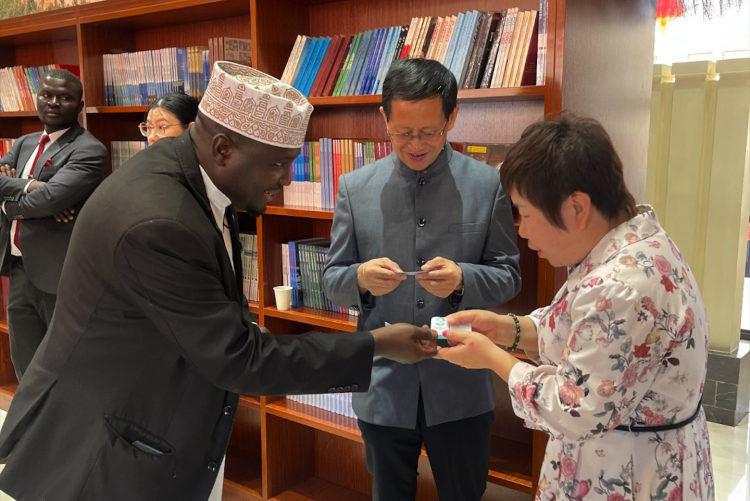 Dr. Hassan Kinyua Omari during the 2026 Chinese New Year Celebration hosted by the Confucius Institute at the University of Nairobi, Arboretum Drive, on 12 February 2026.