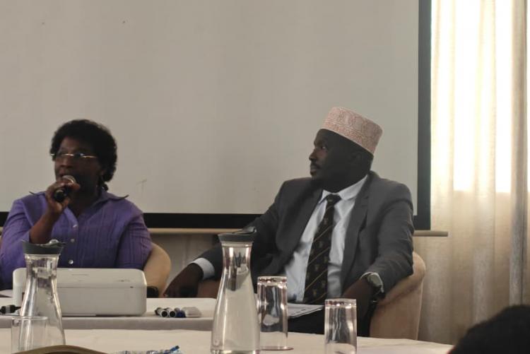 Dr Hassan Kinyua Omari at the Cooperative Summit