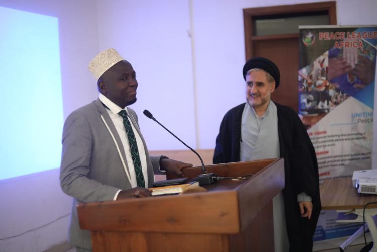 Dr Hassan Kinyua with Dr Sayed Mohammad Reza Mohaddes