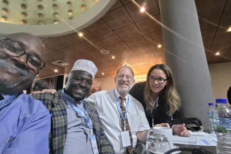 Dr. Hassan Kinyua Omari (centre-left) with fellow delegates during the SECAM Session on “Water as a Human Right and a Common Good: Ethical and Policy Alignment,” bringing together faith leaders and policy stakeholders for dialogue on water justice in Africa.
