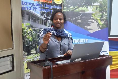 Dr. Jacinta Maweu, presenting a paper at the Reimagining identity conference 3-5Feb,2026, University of West Indies, Mona, Kingston, Jamaica