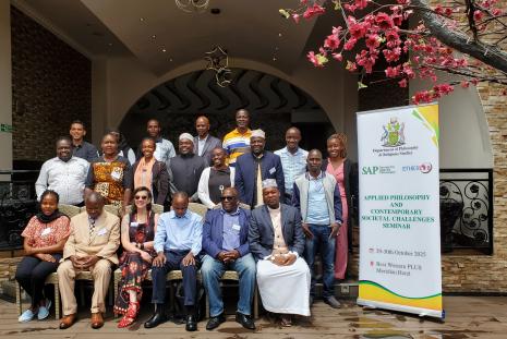 At the Applied philosophy seminar organised by the department of philosophy University of Nairobi,October 2025