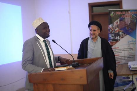 Dr Hassan Kinyua with Dr Sayed Mohammad Reza Mohaddes
