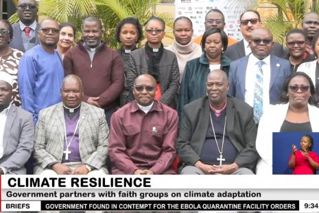 Dr Hassan Kinyua with religios leaders